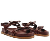 Papete Duas Tiras Lacinho Marsala C 30378 0018 0003 Anacapri